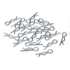 Clips de carrosserie (6mm/silver/medium/20pcs)