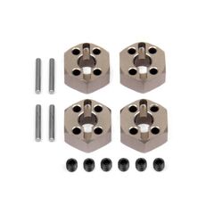 WR8 - ALUMINUM LOCKING HEX WHEEL HUB (12mm/4pcs)