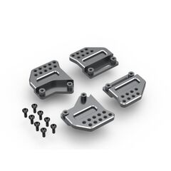 Jeu de support d’amortisseurs en aluminium (gunmetal)