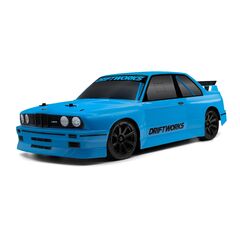 RS4 Sport 3 Drift BMW M3 E30 DriftWorks RTR (prête à rouler avec radio, batterie et chargeur)