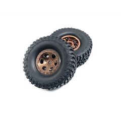 1.2 Aluminium Beadlock Wheels coffee 1:18 / 1:24 Crawler (2)