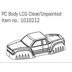 PC Body LCG Clear/Unpainted - GOAT