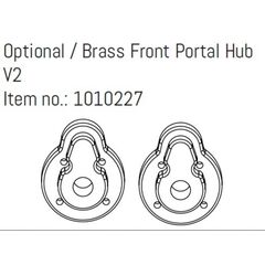 Opt. Brass Front Portal Hub V2 - EVO GOAT