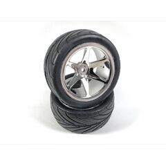 1:10 Buggy Räderset 6 Speichen/Street hinten chrome (2)
