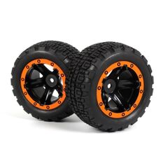 Slyder ST Wheels/Tires Assembled (Black/Orange)