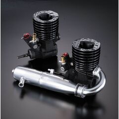 OS Speed R21GT II Combo Set- moteur thermique GT 1:8 avec échappement (TB01 & MB01)