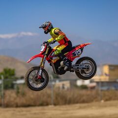 PROMOTO-MX Motorcycle RTR 1:4 EP FXR - RED SANS accu & chargeur
