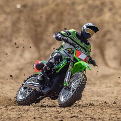 PROMOTO-MX Motorcycle RTR 1:4 EP GREEN AVEC accu & chargeur