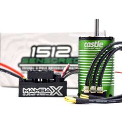 MOTEUR/VARIATEUR 1/8 1512 1800kv /MAMBA X SENSOR. 25.2V WP