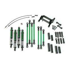 Long Arm Lift Kit, TRX-4, complete (i ncludes red powder coated links, red- anodized shocks)
