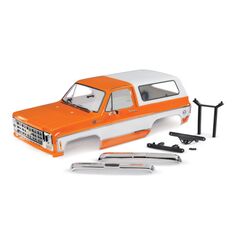 Body, Chevrolet Blazer (1979), comple te (orange) (includes grille, side mi rrors, door handles, windshield wiper