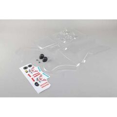 DBXL-E Carrosserie transparente avec planche de stickers