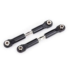 Turnbuckles, camber link, 49mm (63mm center to center) (assembled with rod ends and hollow balls) (1 left, 1 ri