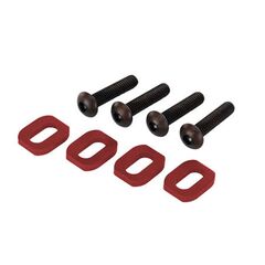 Washers, motor mount, aluminum (red-a