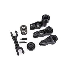 Steering bellcranks/ servo saver/ ser vo saver spring/ draglink/ 3x20mm sho ulder screws (2)