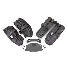 Fenders, inner (narrow), front & rear (for clipless body mounting) (2 each )/ rock light covers (8)/ battery pla