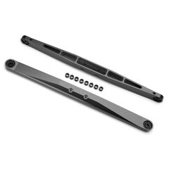 Trailing arm, aluminum (dark titanium anodized) (2) (assembled with hollow balls)