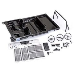 Interior, Chevrolet Blazer (1969 -197 2) (black) (includes rollbar, gauge b ezel, steering wheel and column, shif