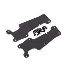 Suspension arm covers, black, front ( left and right)/ 2.5x8 CCS (12)