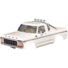 Body, Ford F-150 Truck (1979), comple te, white (includes grille, side mirr ors, door handles, roll bar, windshie
