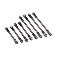 Suspension link set, steel (includes 4x55mm front lower links (2), 4x48mm front upper links (2), 4x74mm rear lo