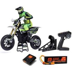 PROMOTO-SM FXR Motorcyle RTR 1:4 EP Supermoto RTR Basic - WHITE Battery and Charger included
