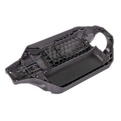Chassis, charcoal gray (162mm long ba ttery compartment) (fits flat style b attery packs) (use only with #7430R f