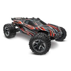 S.TRUCK RUSTLER VXL 1:10 4WD EP RTR RED TQi 2.4GHz BRUSHLESS SANS chargeur et SANS accu