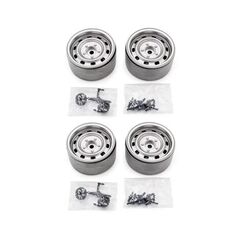 Hobbytech Metal 1.9 Beadlock 3 Grey 4st