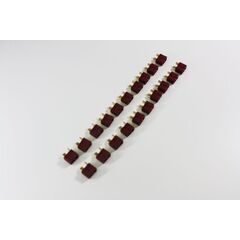 Hochstrombuchse rot (20 St.)