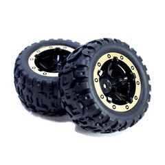 Slyder MT Wheels/Tires Assembled (Black/Gold)