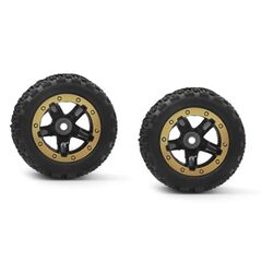 Slyder ST Wheels/Tires Assembled (Black/Gold)