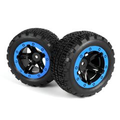 Slyder ST Räder/Reifen Montiert (Schwarz/Blau)
