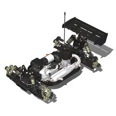 D8 World Spec 1/8 Competition Nitro Buggy (sans carrosserie)