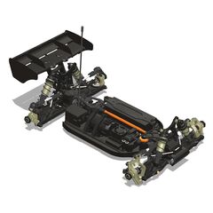 E8 World Spec 1/8 Competition Electric Buggy (sans carrosserie)
