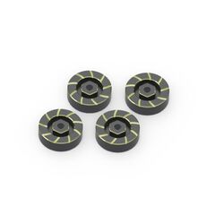 Moyeu hexagonal de 7 mm en laiton (4 pièces)