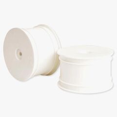 Paire de Jantes ARR 14mm Blanches 4WD