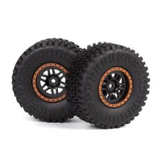 Montiertes Rad & Reifen (Orange/2 Stück)