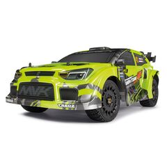 QuantumRX Flux 4S 1/8 4WD Rally Car RTR Vert Fluo (Brushless/sans accus, ni chargeur)
