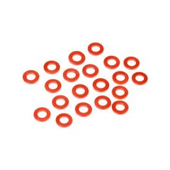 Rondelles aluminium 3x6x0.75mm (Orange/20pcs) - Clearance Sale