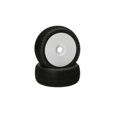 HB Gridlock V2 Mounted Tire (Red/White Wheel/1:8 Buggy)