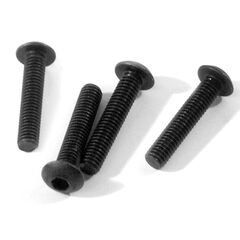 Vis tête bombée M3x15mm (hex)
