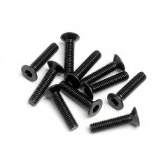 FLAT HEAD SCREW M2.5x12mm (HexSocket/10pcs)