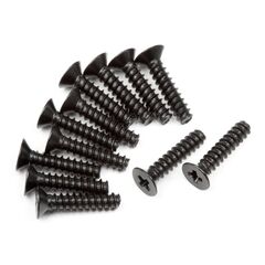 TP. FLAT HEAD SCREW M2.6x12mm (12pcs)