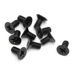 FLAT HEAD SCREW M3X6MM (10PCS)