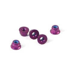 PURPLE ALLOY WHEEL NUTS M4 (5PCS)