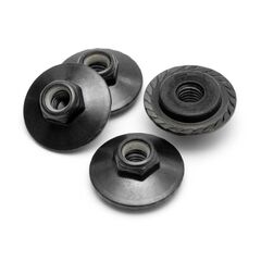 MUTTER MIT BUND M5X8MM (SCHWARZ/4STK)