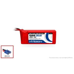LiPo 900mAh 2S 7.4V 35C (EC3 plug)