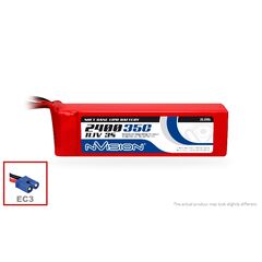 LiPo 2400mAh 3S 11.1V 35C (EC3 plug)