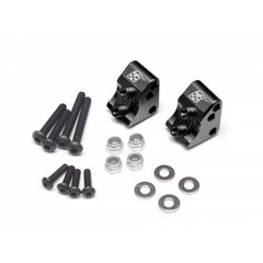 Aluminum Link Mounts Black 2pcs. for Axial SCX10 II